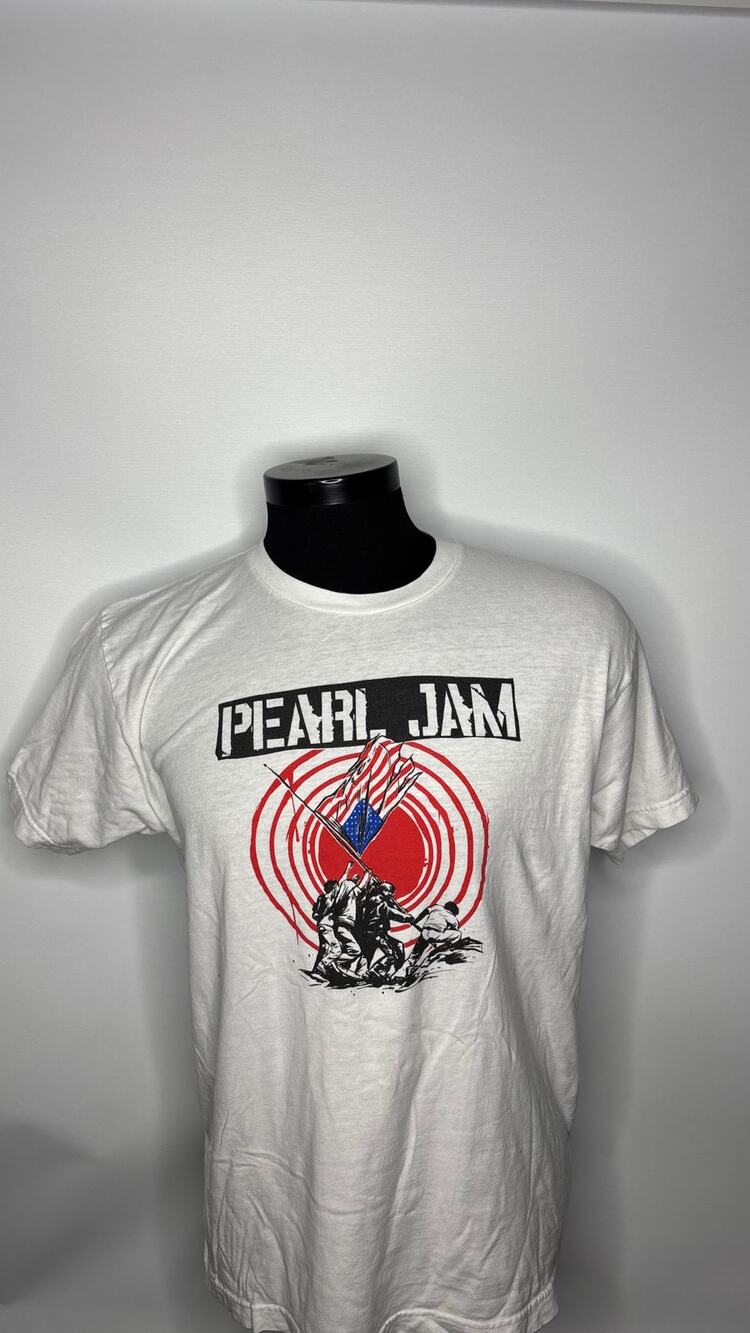 Vintage Pearl Jam Condition Critical T Shirt Band Tee Mens Large L